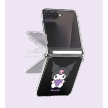 [Sanrio]산리오 캐릭터즈 하트 Z플립시리즈 오토 힌지 클리어 하드케이스