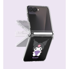 [Sanrio]산리오 캐릭터즈 하트 Z플립시리즈 오토 힌지 클리어 하드케이스