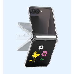 [PEANUTS]스누피 피크닉 Z플립시리즈 오토 힌지 클리어 하드케이스