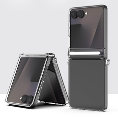 [TryCozy] Z플립시리즈 오토 힌지 클리어 하드케이스 기본사출