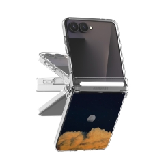 [TryCozy] 미드나잇 Z플립시리즈 오토 힌지 클리어 하드케이스