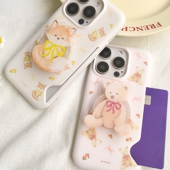 [TryCozy] 러블리 애니멀 아크릴 스마트톡 카드 3D곡면하드케이스