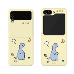 [TryCozy] 삐뚤빼뚤 공룡 갤럭시Z플립시리즈 3D곡면하드