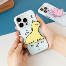 [TryCozy] 삐뚤빼뚤 공룡 3D곡면하드케이스+아크릴 스마트톡