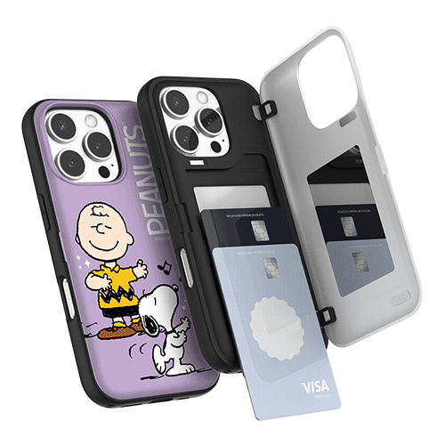 [PEANUTS]스누피 씽앤쏭 카드도어범퍼케이스