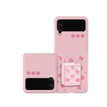 [TryCozy] 한글 패턴 갤럭시Z플립시리즈 3D곡면하드+쉐이커 스마트톡