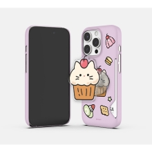 [TryCozy] 드로잉 푸드 아크릴 스마트톡 카드 3D곡면하드케이스