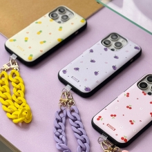 [TryCozy] 미니 프룻 카드도어범퍼케이스+핸드 체인스트랩