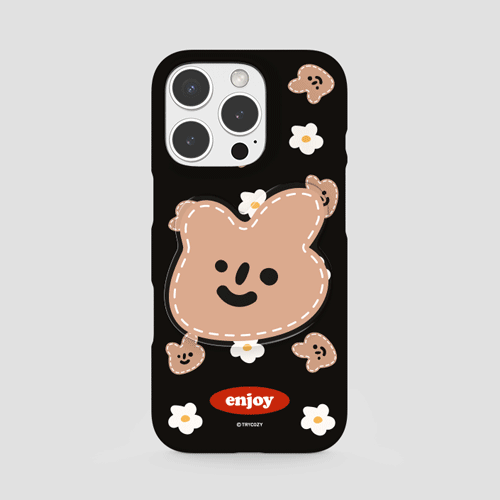 [TryCozy] 엔조이 스티치 패턴 3D곡면하드케이스+아크릴 스마트톡