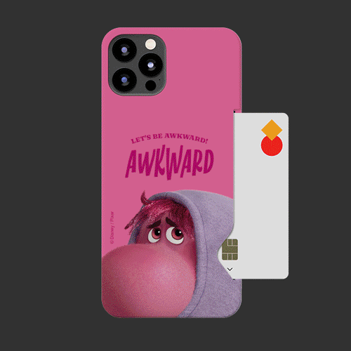 [Disney/Pixar]인사이드아웃2 숨바꼭질 카드 3D곡면하드케이스