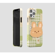 [TryCozy] 퍼지베어 퀼트 3D곡면하드케이스+아크릴 스마트톡