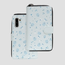 [TryCozy] 플라워 구미베어 사피아노 지퍼 월렛케이스