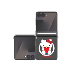 [Sanrio]산리오 캐릭터즈 하트 Z플립시리즈 오토 힌지 마그네틱 클리어 하드케이스(맥세이프 호환)