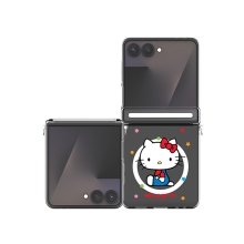 [Sanrio]산리오 캐릭터즈 위크앤드 Z플립시리즈 오토 힌지 마그네틱 클리어 하드케이스(맥세이프 호환)