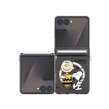 [PEANUTS]스누피 씽앤쏭 Z플립시리즈 오토 힌지 마그네틱 클리어 하드케이스(맥세이프 호환)