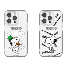 [PEANUTS]빈티지 스누피 하루 클리어 렌즈가드 맥세이프 케이스