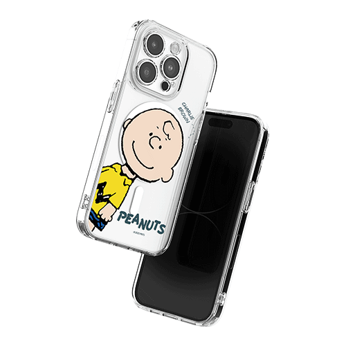 [PEANUTS]스누피 헬로 프렌즈 클리어 렌즈가드 맥세이프 케이스