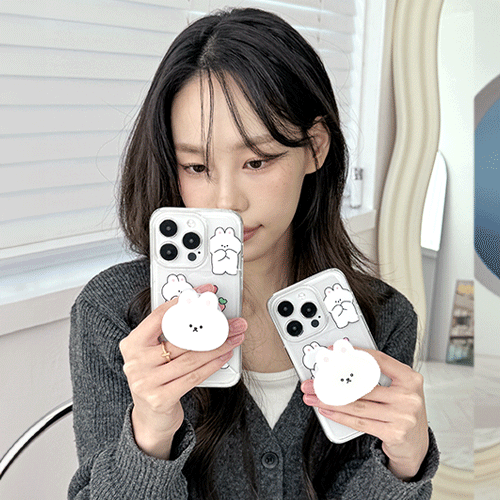 [TryCozy] 바니 푸드 에폭시톡 카드투명하드케이스
