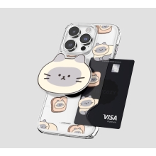 [TryCozy] 야옹이 식빵 에폭시톡 카드투명하드케이스