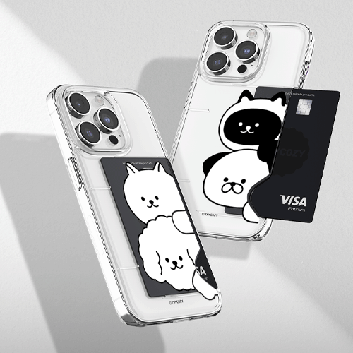 [TryCozy] 냥이멍뭉 카드투명하드케이스