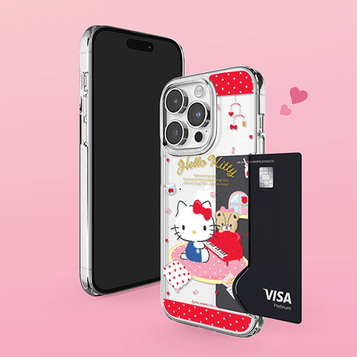 [Sanrio]산리오 해피니스룸 카드투명하드케이스