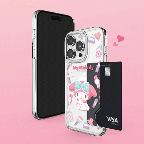 [Sanrio]산리오 써클해피니스 카드투명하드케이스