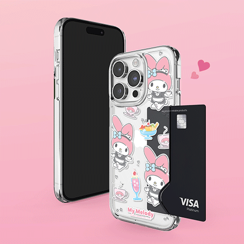 [Sanrio]산리오 레트로커피 카드투명하드케이스