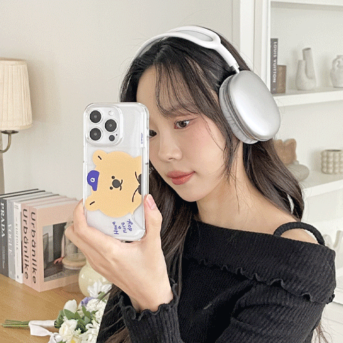 [TryCozy] 쿼카 모자 카드투명하드케이스