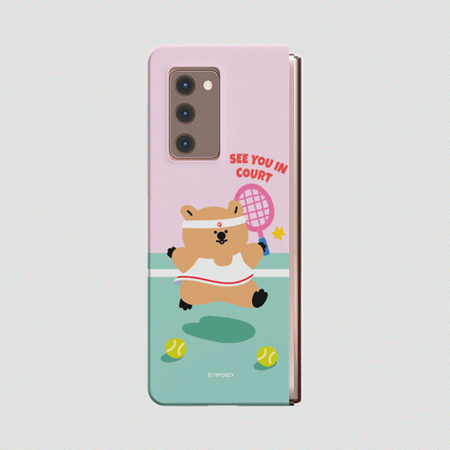 [TryCozy] 쿼카 운동회 갤럭시Z폴드시리즈 하드케이스