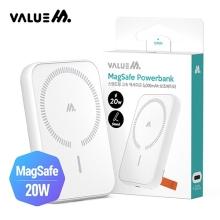 밸류엠 20W 스탠드 맥세이프 보조배터리 5000mAh