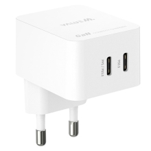 밸류엠 가정용 스퀘어 25W(PD3.0+PD3.0) 2포트 PPS 초고속 분리형 충전기(케이블 미포함)