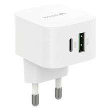 밸류엠 가정용 스퀘어 25W(PD3.0+QC3.0) 2포트 PPS 초고속 분리형 충전기(케이블 미포함)