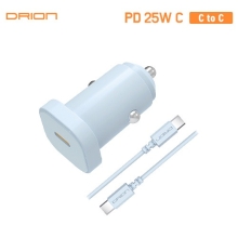 드리온 차량용 PD25W 1포트 초고속 충전기 (CtoC 케이블 1M)(DR-CAR-PD25W-CP)