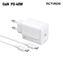 엑티몬 가정용 GAN PD40W 1구 C to C 초고속충전기(MON-PD40W-T7-CTOC)