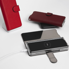 헤르쉬 천연소가죽 폴드 다이어리 케이스