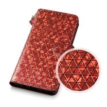 일루션 홀로그럼 천연소가죽 다이어리 케이스