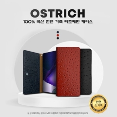 시리우스 오스트리치 패턴 천연가죽 케이스