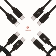 애니존 60W 초고속 충전 패브릭 케이블(C to C 타입) 1.2M