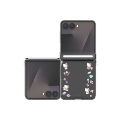 [Sanrio]산리오 캐릭터즈 쇼핑 Z플립시리즈 오토 힌지 클리어 하드케이스