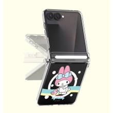 [Sanrio]산리오 캐릭터즈 목욕 Z플립시리즈 오토 힌지 마그네틱 클리어 하드케이스(맥세이프 호환)