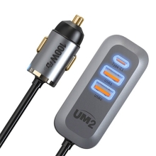 유엠2(UM2) 미니 차량용 멀티 4포트 고속충전기(UMCH-PD100W)