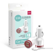 모비코디 3.0A USB 2포트 5핀 차량용 충전기(DAC-M30U2B)
