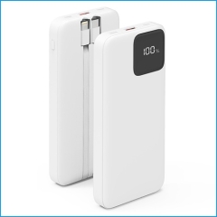 하이온 LED 2in1 케이블 일체형 20W/22.5W 고속 보조배터리 10000mAh