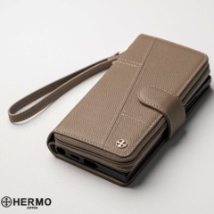 에르모 지퍼 천연가죽 다이어리 케이스