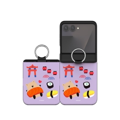 [TryCozy] 쿼카 여행 Z플립 오토 힌지 카드도어범퍼케이스