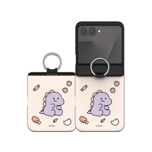 [TryCozy] 삐뚤빼뚤 공룡 Z플립 오토 힌지 카드도어범퍼케이스