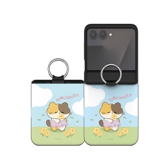 [TryCozy] 먀오 프렌즈의 하루 Z플립 오토 힌지 카드도어범퍼케이스