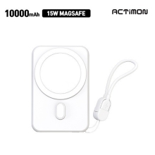 엑티몬 15W 고속 맥세이프 보조배터리 10000mAh(C to C케이블포함)(M-MAG15W-10000)