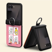 [BUNNIKONBINY]버니콘비니 포토컷 Z플립 오토 힌지 카드도어범퍼케이스