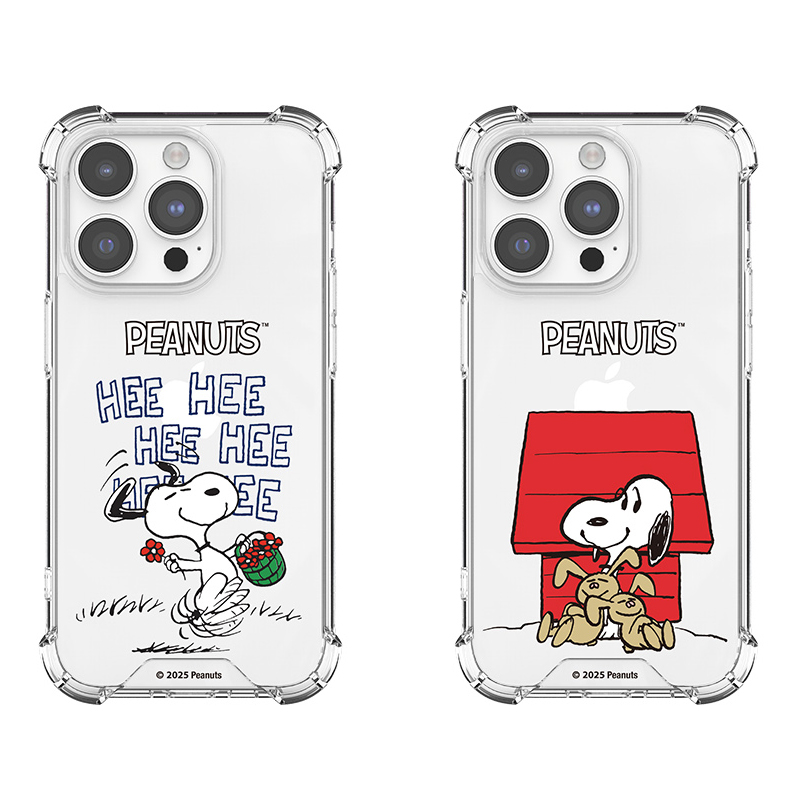 [PEANUTS]빈티지 스누피 일상 방탄 젤하드케이스